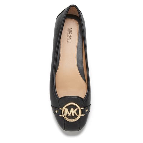 michael kors flats black|Michael Kors black flats women.